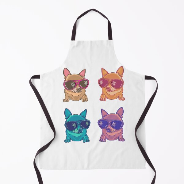 Item preview, 4 multicoloured chihuahuas  designed and sold by Colonels  Basement.