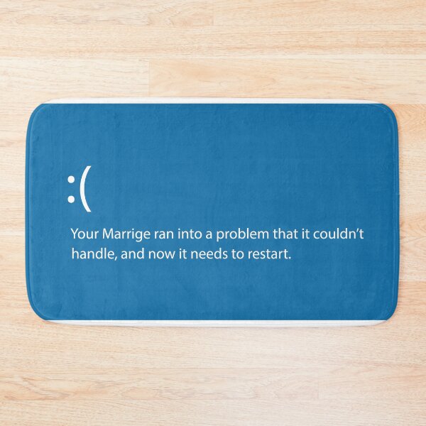 Item preview, Bill gates divorce : Blue Screen Of Death Parody designed and sold by D2X-design.