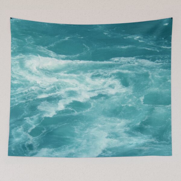 Item preview, Blue Turquoise Ocean Waves designed and sold by EzbieArt.
