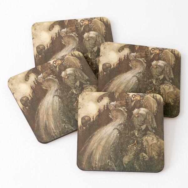 Item preview, Troll Trouble by John Bauer - Vintage Art designed and sold by RickE.