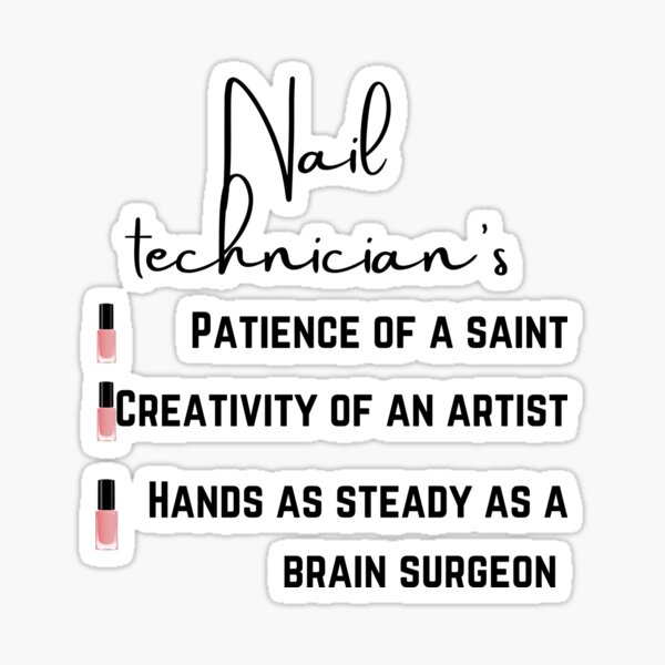 https://thesalonbusiness.com/wp-content/uploads/2020/03/Funny-quote-about- nail-polish-relatable-for-nail-lovers.… | Nail quotes funny, Nail quotes,  Nail tech quotes