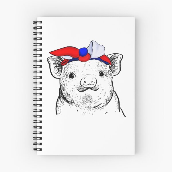 Item preview, Pig With Frace Flag Bandage designed and sold by Dutlu.