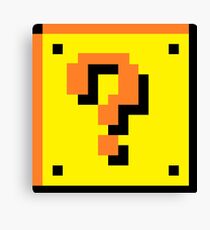 Mario Brothers Mystery Box Canvas Print