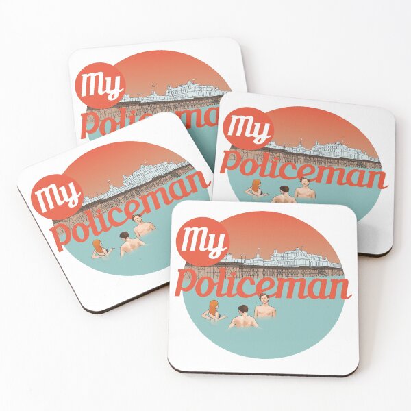 Item preview, Aesthetic minimalist movie poster "My Policeman" (2021) designed and sold by TrueType.