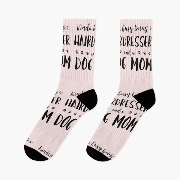 Item preview, Kinda Busy Being A Hairdresser And A Dog Mom designed and sold by TamGustam.