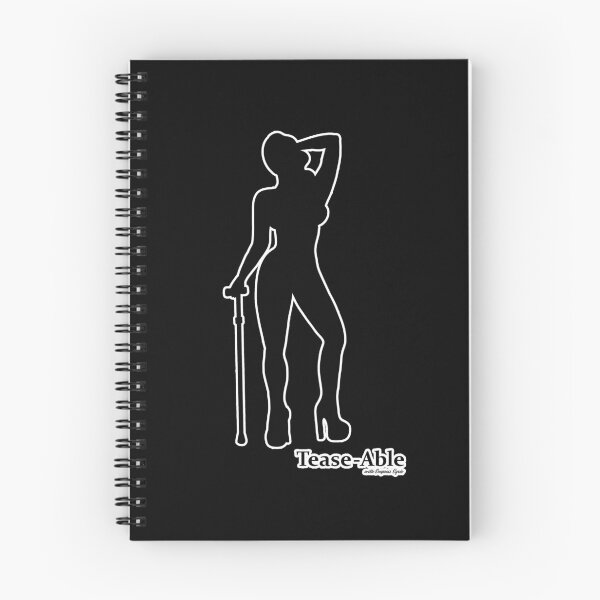 Item preview, Tease-Able -  Large Figure Design WHITE LINE ON BLACK  designed and sold by EmpressEyrie.