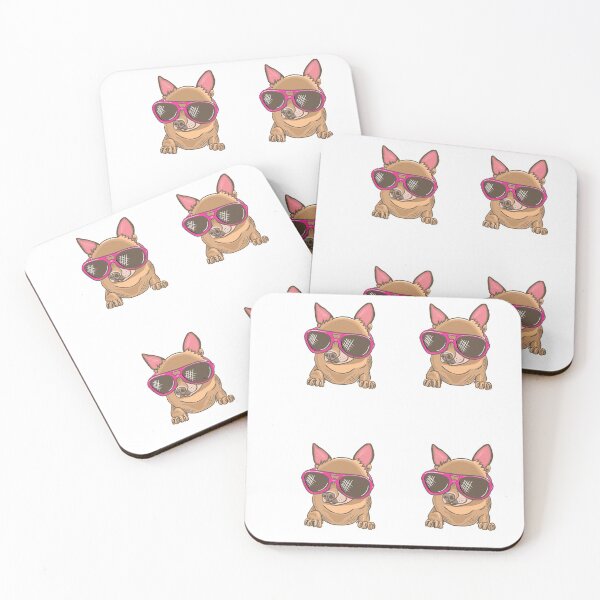 Item preview, 4 pink shaded chihuahua  designed and sold by Colonels  Basement.