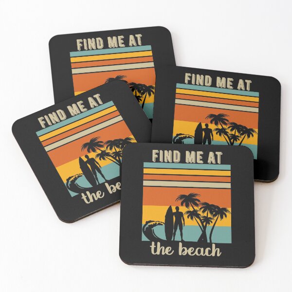 Item preview, Find Me at The Beach with my Surfboard at Sunset designed and sold by Labradoodlesetc.