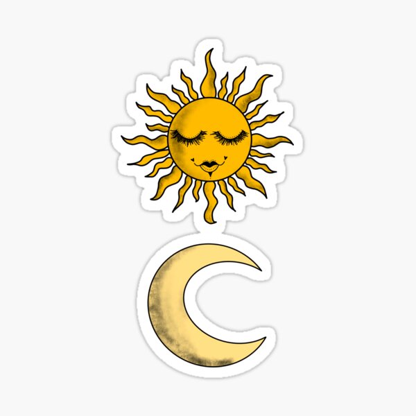 Vista previa del artículo con la obra «Estética Bohemia Sol y luna», diseñado y vendido por Robyn18.