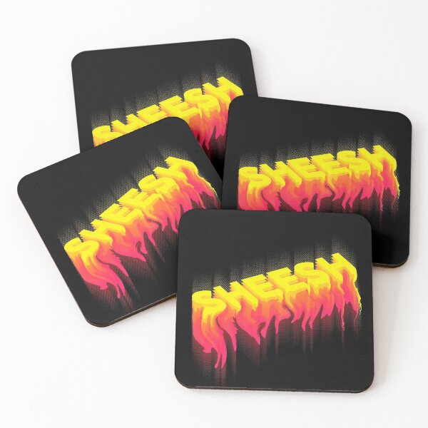 Item preview, SHEESH - drippy toxic fire text design | sheesh bussin tiktok meme designed and sold by Any Color Designs.