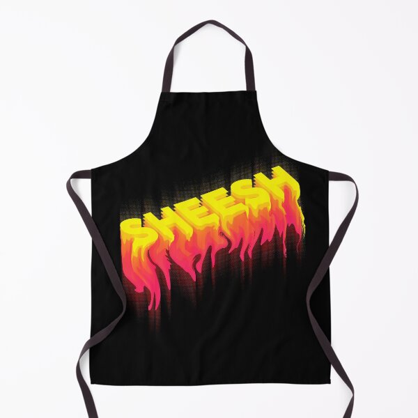 Item preview, SHEESH - drippy toxic fire text design | sheesh bussin tiktok meme designed and sold by Any Color Designs.