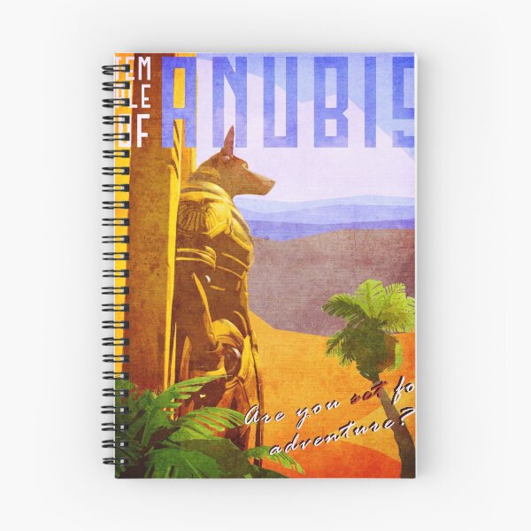 Item preview, Temple of Anubis Vintage Travel Poster designed and sold by lostrenegade.