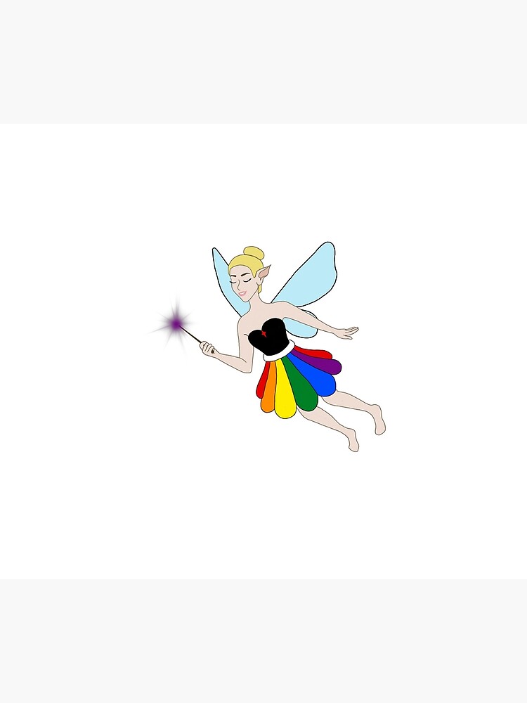 Gay Pride Flag Rainbow Fairy Lgbtq Poster By Elrekla Redbubble