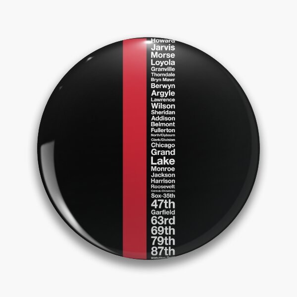 Item preview, CTA Red Line designed and sold by Dean Dunakin.