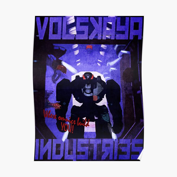 Affiche de voyage Volskaya Indsustries Vinage Poster