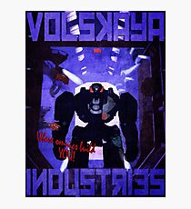Volskaya Indsustries Vinage Travel Poster Photographic Print