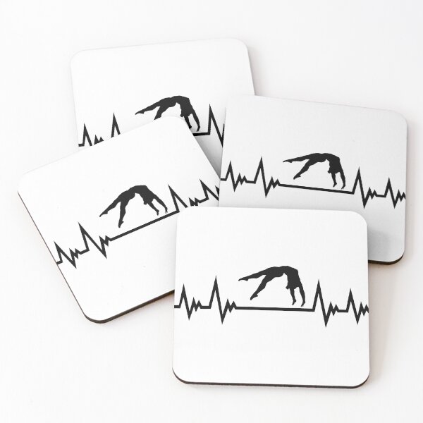 Item preview, Kopie von Gymnastics Heartbeat ECG designed and sold by claudiasartwork.