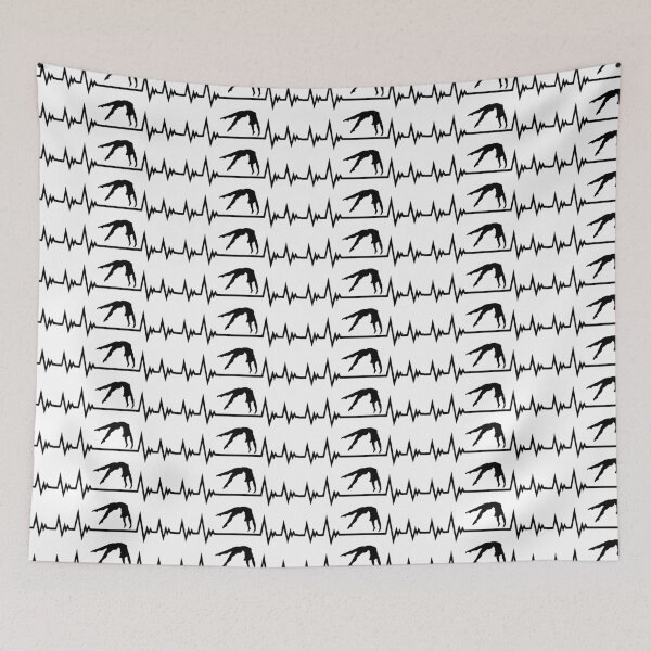 Item preview, Kopie von Gymnastics Heartbeat ECG designed and sold by claudiasartwork.