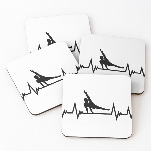 Item preview, Kopie von Gymnastics Heartbeat ECG designed and sold by claudiasartwork.