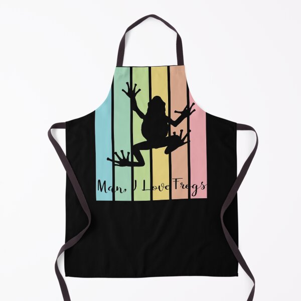 Item preview, Man I Love Frogs Pastel Rainbow Stripes designed and sold by Labradoodlesetc.