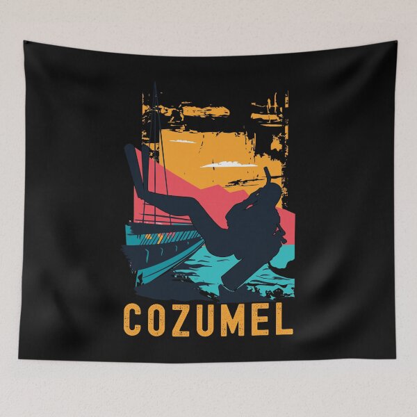 Item preview, Cozumel Mexico Caribbean Scuba Diving designed and sold by Hoiho Adventure Shirts.