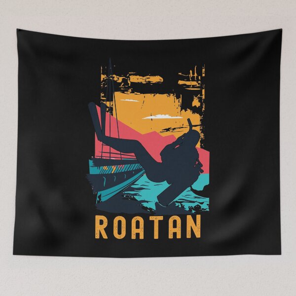 Item preview, Roatan Honduras Caribbean Scuba Diving designed and sold by Hoiho Adventure Shirts.