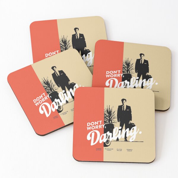 Item preview, Aesthetic minimalist movie poster "Don’t worry Darling" (2021) designed and sold by TrueType.