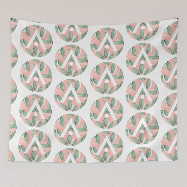 Item preview, Pink Leaves Aveda Logo designed and sold by Dalaura.