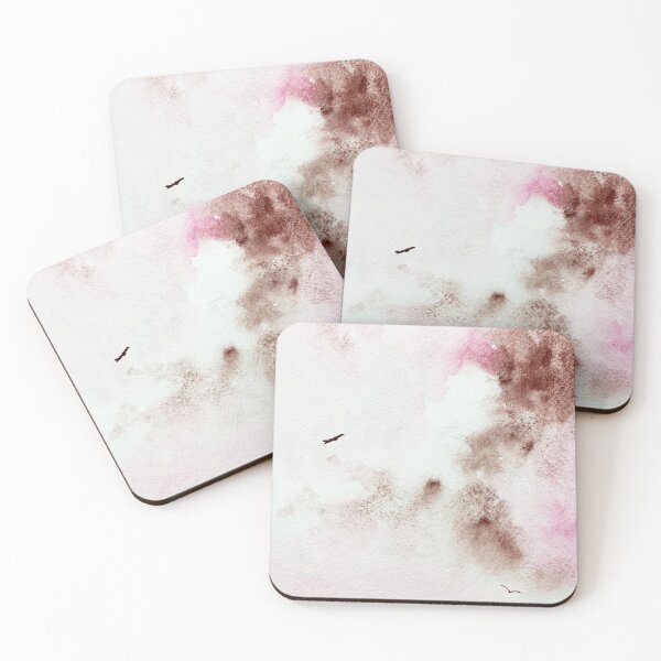 Item preview, Plane silhouette in the pink cloudy sky  designed and sold by DaryaGeft.