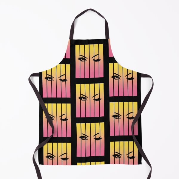 Item preview, Winking Eyes Pink and Yellow Stripes designed and sold by Labradoodlesetc.