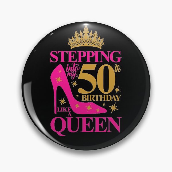 Item preview, Stepping into my 50th Birthday like a queen.  designed and sold by iclipart.