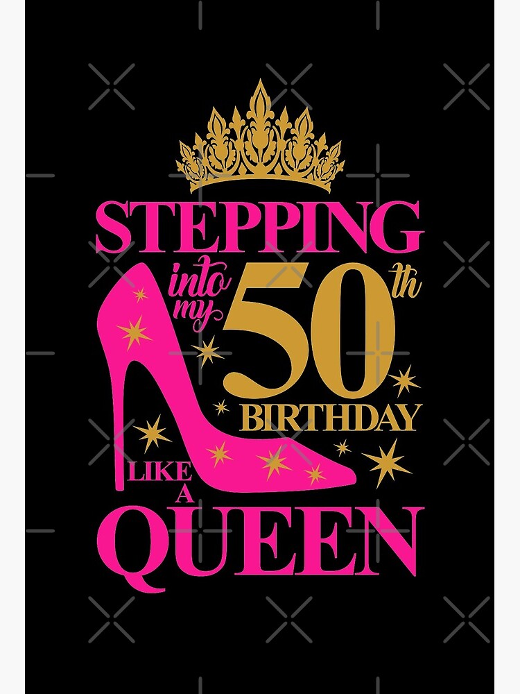 Stepping into my Birthday Like a Queen Bling Rhinestone shirt - Steppin'Out  Boutique