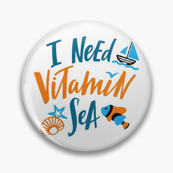 Item preview, I Need Vitamin Sea; designed and sold by StickerApe.