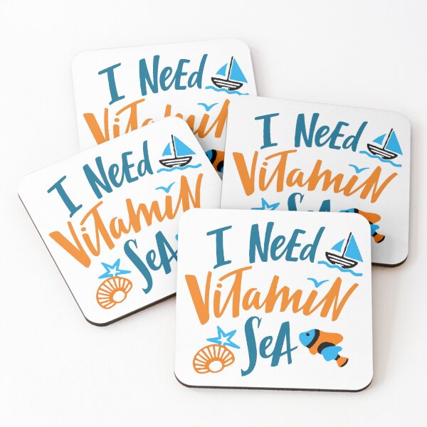 Item preview, I Need Vitamin Sea; designed and sold by StickerApe.