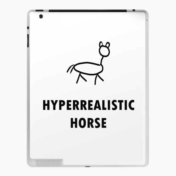 Hyperrealistic horse iPad Skin