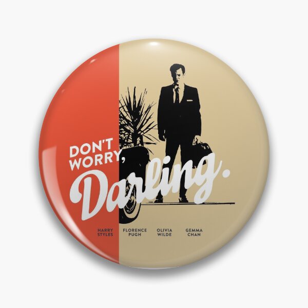 Item preview, Aesthetic minimalist movie poster "Don’t worry Darling" (2021) designed and sold by TrueType.
