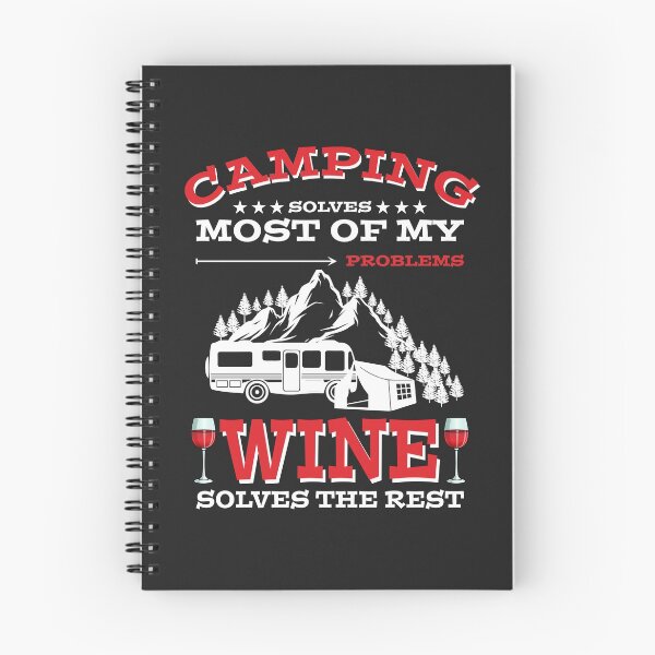 Item preview, Camping Solves Most of my Problems Wine Solves the Rest designed and sold by grinta2021.