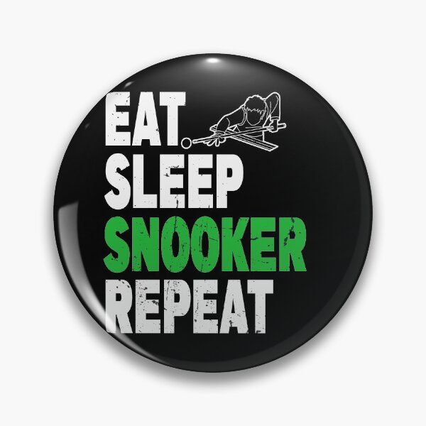 Item preview, Eat. Sleep. Snooker. Repeat. Snooker Design designed and sold by Teebubbleuk.