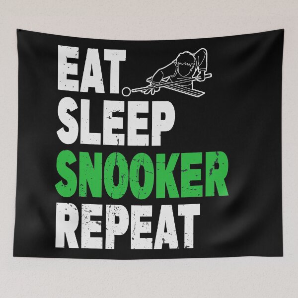 Item preview, Eat. Sleep. Snooker. Repeat. Snooker Design designed and sold by Teebubbleuk.