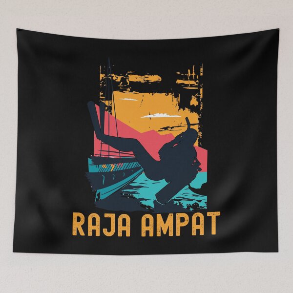 Item preview, Raja Ampat Indonesia Scuba Diving designed and sold by Hoiho Adventure Shirts.