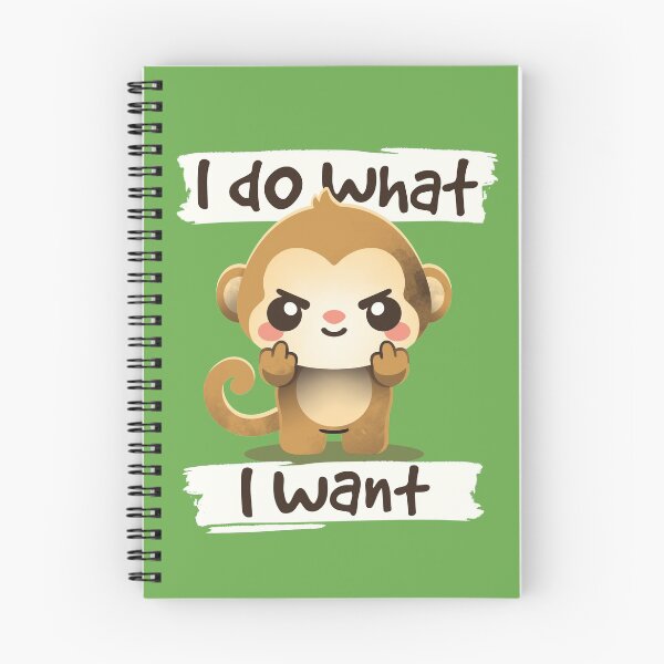 Item preview, Monkey I do what I want designed and sold by NemiMakeit.