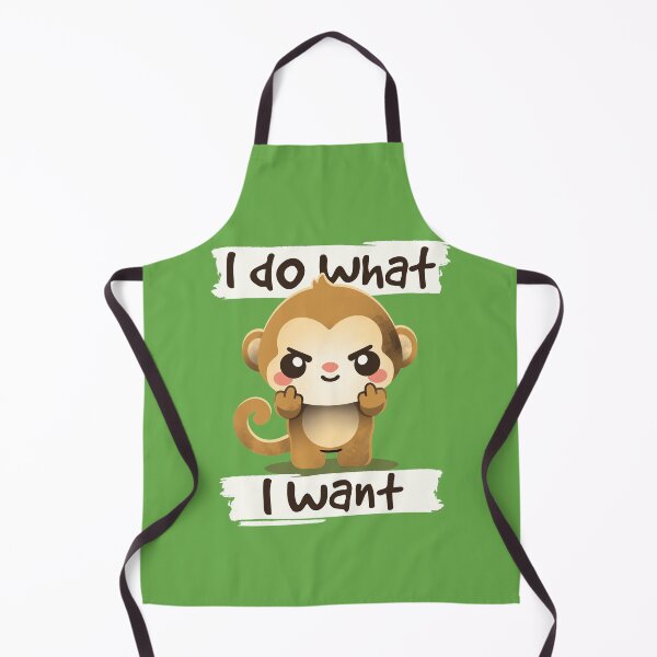 Item preview, Monkey I do what I want designed and sold by NemiMakeit.