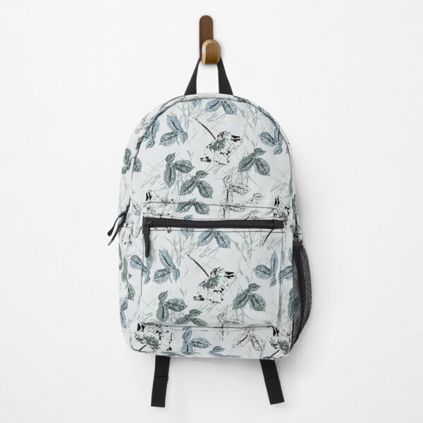 Item preview, Georgiana Floral in grey blue designed and sold by ncxadair.