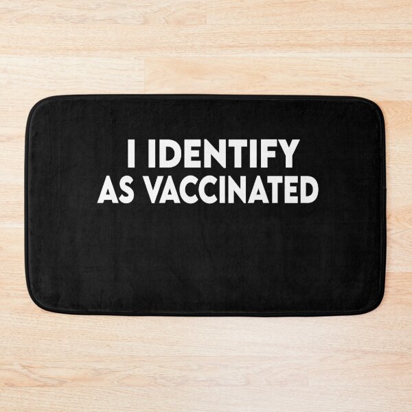 Item preview, I IDENTIFY AS VACCINATED, Retro,  designed and sold by Heddar Badreddine.