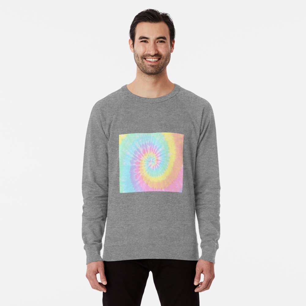 Tie Dye Texture Lightweight Sweatshirt