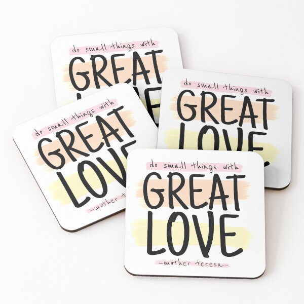 Item preview, Do Small Things with Great Love- Mother Teresa quote  designed and sold by carocatholic.