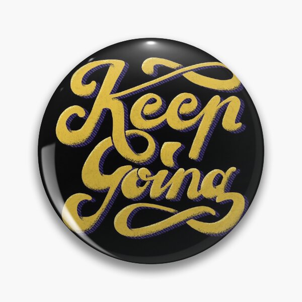 Item preview, Keep going hand lettering designed and sold by ampheebian.