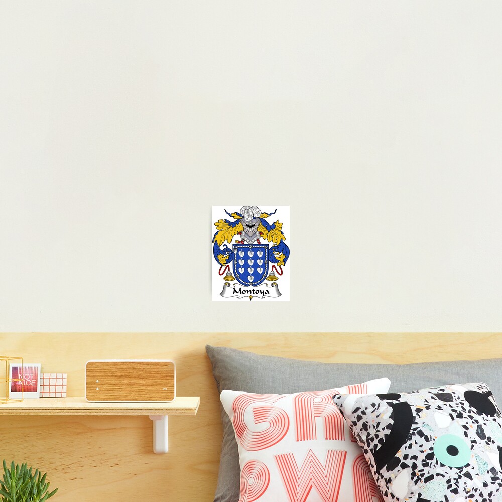 “Montoya Coat of Arms/Family Crest” Photographic Print by carpediem6655