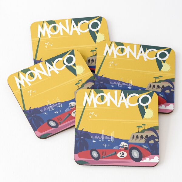 Item preview, Monaco Racing poster designed and sold by Gary Godel.