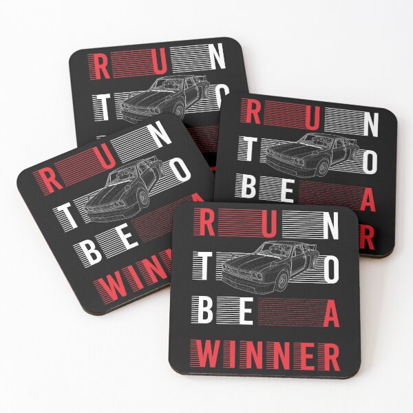 Item preview, Retro sportcar "Run To Be A Winner" designed and sold by MonKeeMAMA.